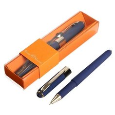 Ручка шариковая, 0.5 мм, Bruno Visconti MONACO, стержень синий, корпус тёмно-синий, в футляре