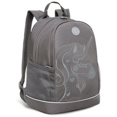 Рюкзак школьный с карманом для ноутбука 13", жесткой спинкой, двумя отделениями, для девочки RG-263-1/1 Grizzly