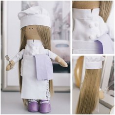 Интерьерная кукла "Повар Селена", набор для шитья 15,6 x 22.4 x 5.2 см Арт Узор