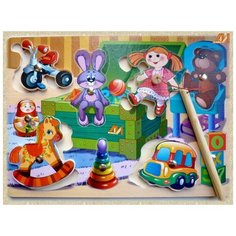 Пазл-Рыбалка "Мои игрушки" Динни