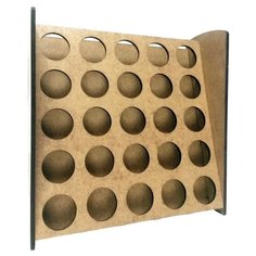 Стенд для модельных красок (25 ячеек) (Citadel) / Органайзер для красок /подарок художнику аниматору Правильные игры