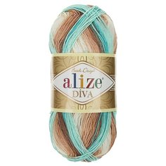Пряжа Alize Diva Batik, 100 % акрил, 100 г, 350 м, 1 шт., 4603
