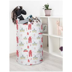 Корзина для игрушек JoyArty "Новогодние хлопоты" 40x60 см