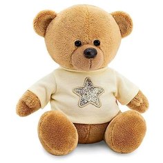 Мягкая игрушка Медведь Топтыжкин, звезда, цвет коричневый, 17 см