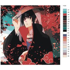 Картина по номерам Y-233 " Итачи" 40x40 Brushes Paints