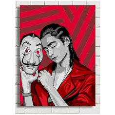 Картина по номерам Сериал Бумажный Дом - 7175 В 30x40