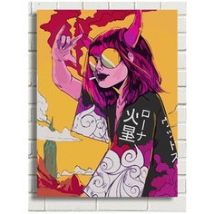 Картина по номерам Хиппи арт (Инди арт, Психоделика, красочная картина) - 7387 В 30x40