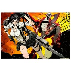 Картина по номерам на холсте аниме Devil may cry 5726