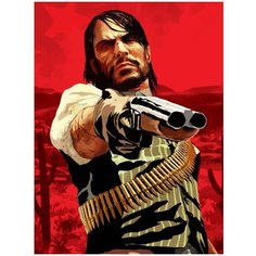 Картина по номерам на холсте Red Dead Redemption 2 вестерн - 4 30 х 40