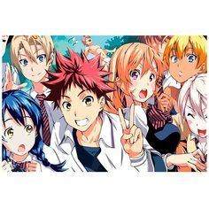 Картина по номерам на холсте Аниме Повар-боец Сома - 11