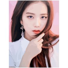 Картина по номерам на холсте BLACKPINK Kpop Jisoo - 933 30X40