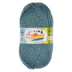 Пряжа ALPINA "ALPACA ACRO" 44% мериносовая шерсть, 38% акрил, 18% альпака 4 шт. х50г 150м №06 бирюзовый