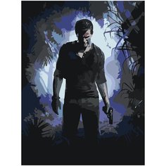 Картина по номерам на холсте Uncharted 4 - 1 30X40