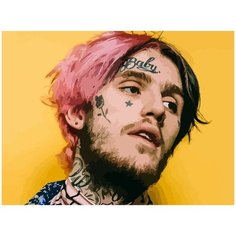 Картина по номерам на холсте lil peep - 1