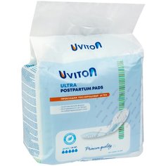 Uviton Прокладки послеродовые Ultra, размер one size, белый, 10 шт.