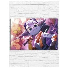 Картина по номерам на холсте Ratchet & Clank Rift Apart (PS, Xbox, PC, Switch) - 10308 60х40