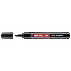 Маркер лак Edding 790/001, 2-4мм, черный (комплект 3 штуки)