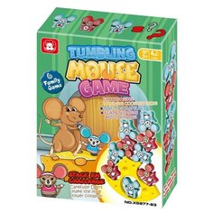 Настольная Игра - 3 в 1 Сырные Качели, Мышки Акробаты, Развивающая для Детей и Взрослых, Тренирует Память, Ловкость, Цифры и Счет, Зрительную Память Icoy Toys