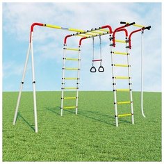 ROMANA Детский спортивный комплекс уличный «Весёлая лужайка-2», 2350 × 2230 × 2120 мм, без качелей