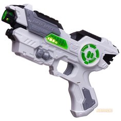 Космобластер в коробке, PT-01768, 26.5 см, зеленый/белый/серый A Btoys