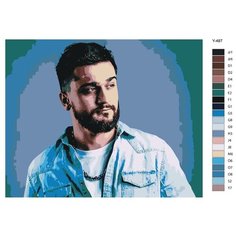 Картина по номерам Y-487 "Jony (Джонни) - Джахид Гусейнли" 60x80 Brushes Paints