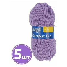 Пряжа Семеновская пряжа Karapuz Eco (123), светло-сиреневый 5 шт. по 50 г