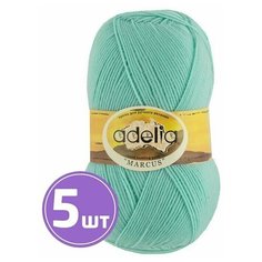 Пряжа Adelia MARCUS (27), светлый мятный, 5 шт. по 100 г
