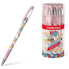 Ручка шариковая ErichKrause ColorTouch Flower Cocktail, узел 0.7 мм, чернила синие, 10 шт.