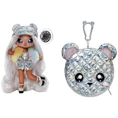 Мягкая текстильная кукла Na Na Na Surprise Glam 1 серия 19 см + сумочка 575139