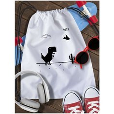 Мешок для сменной обуви пиксель арт - 6827 Brut Boxers