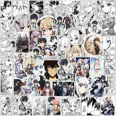 Набор аниме наклеек для творчества (50 шт) Нет бренда