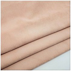 Ткань вельвет мелкий рубчик, цвет пудра, 100*150см Nteks
