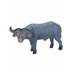 Фигурка животного Буйвол, большая коллекционная декоративная игрушка из серии Дикие животные для детей Yar Team