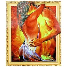 Алмазная мозаика 5D 40*50 см объятия Нет бренда