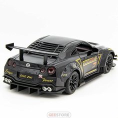 Металлическая машинка Nissan GT-R GT3 1:24 / спортивная машинка Ниссан 20.5 см Che Zhi