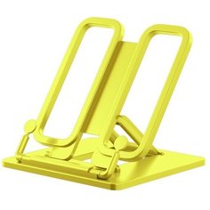 ErichKrause Подставка для книг ErichKrause Base, Neon Solid, пластик, желтая