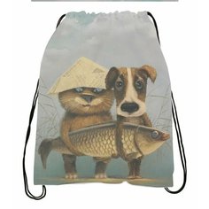 Сумка-мешок для обуви Рыбалка №9 Migom