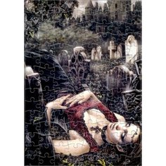 Пазл пазлы по теме Готика, Gothic №3, А4 Migom