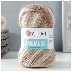 Пряжа "Ambiance" 80% акрил, 20% шерсть 250м/100г (161) Нет бренда
