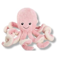 Мягкая игрушка Осьминог розовый 50 см китай