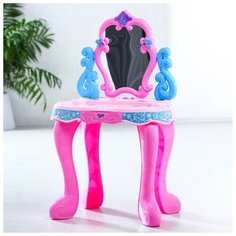 Игровой набор "Столик с зеркалом", Холодное сердце, свет, звук, 14 предметов, высота 60 см Disney