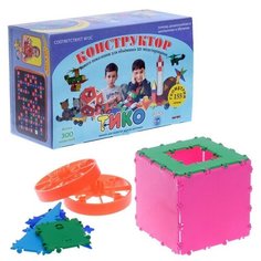 Конструктор тико "Геометрия", 155 деталей, 6 колёс Рантис