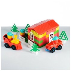 Конструктор, 110 деталей, 23 х 23 х 24 см Uz Toy