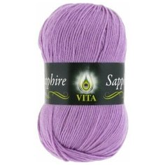 Пряжа для вязания Вита Сапфир (VITA Sapphire) 1534 светло сиреневый, 3 мотка, 45% шерсть, 55% акрил , 3 х 100г, 3 х 250 м