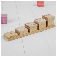 Пирамидка счётная Домино Нет бренда