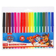 Фломастеры, 18 цветов, собаки 1 набор Случай