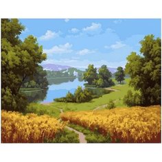 Картина по номерам Золотые хлеба 40х50 см АртТойс