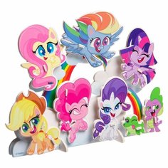 3D конструктор из пенокартона Дружба - это чудо, 1 лист, My Little Pony Mioks