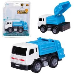 Машинка инерционная Abtoys Cпецтехника Мусоровоз мини