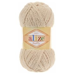 Пряжа Alize Softy, 50 г, 115 м, 3 шт., 310 медовый